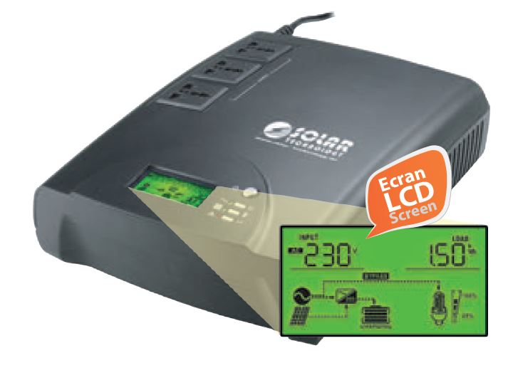 Kit anti-délestage 2400VA 24V batteries 100Ah*2