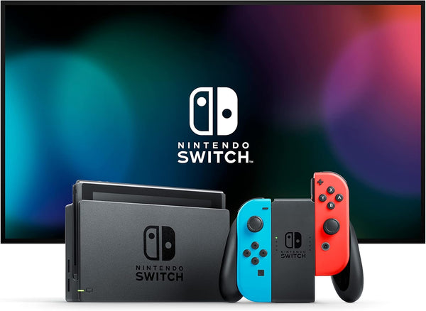 Console Nintendo Switch + paire de Joy-Con Rouge et Bleu Néon