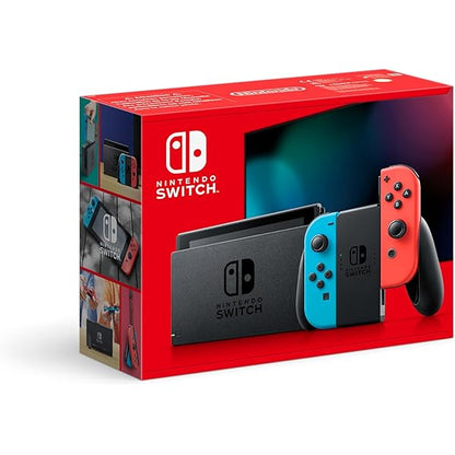 Console Nintendo Switch + paire de Joy-Con Rouge et Bleu Néon