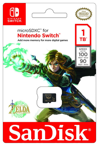 Sandisk Micro SDXC 1TB pour Nintendo Switch
