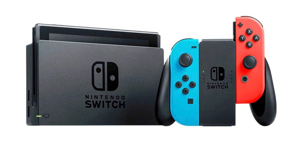 Console Nintendo Switch + paire de Joy-Con Rouge et Bleu Néon