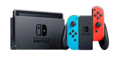 Console Nintendo Switch + paire de Joy-Con Rouge et Bleu Néon
