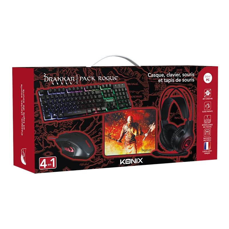 Konix Drakkar Pack Rogue 4 en 1