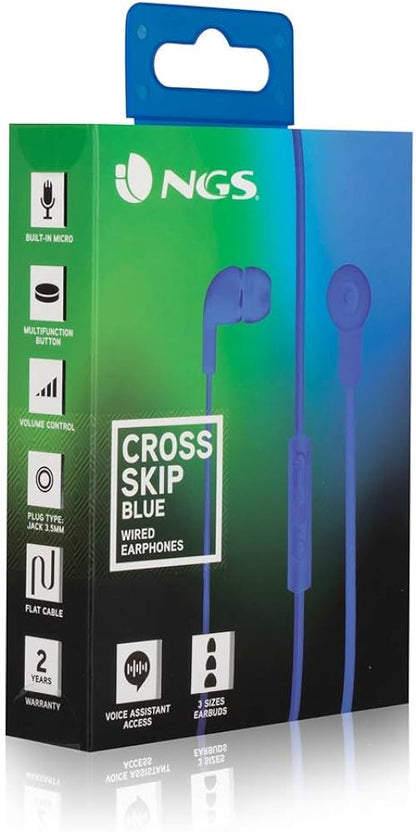 NGS Earphone Crosspick Blue