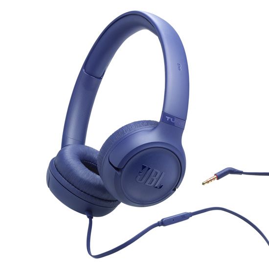 JBL Tune 530 Filaire Bleu