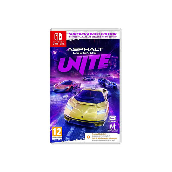 Asphalt Legends Unite Supercharged Edition Code in a box Nintendo Switch