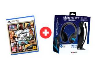 Bundle Jeu GTA 5 + Casque Nemesis