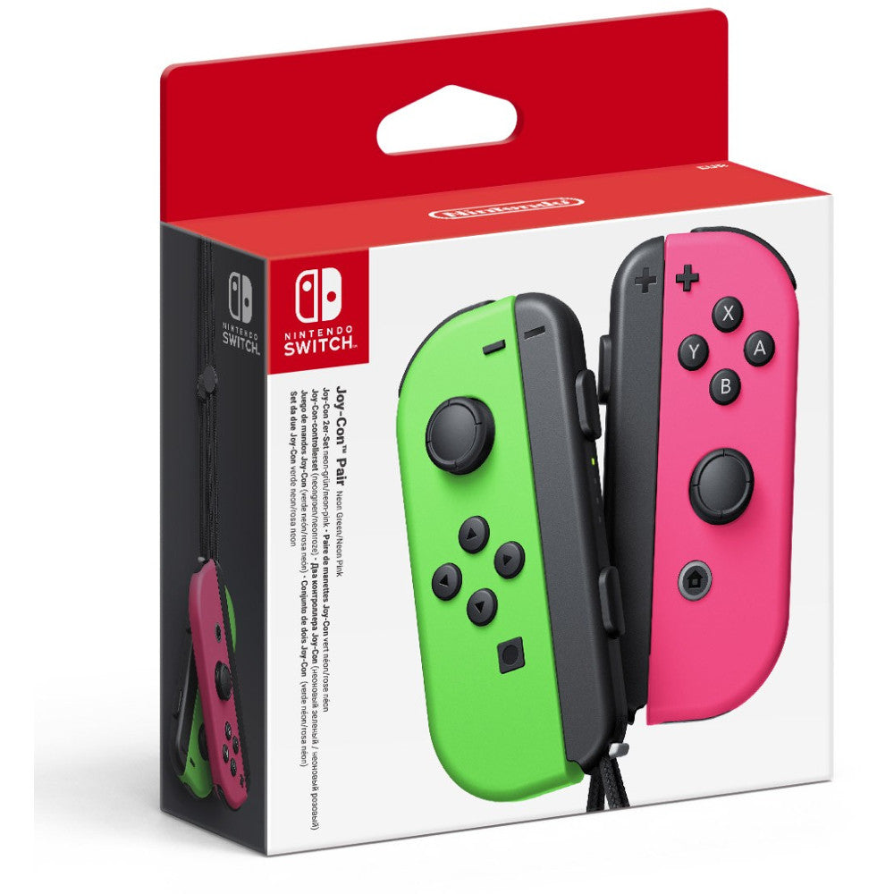 Nintendo Switch Joy-Con Paire Vert et Rose