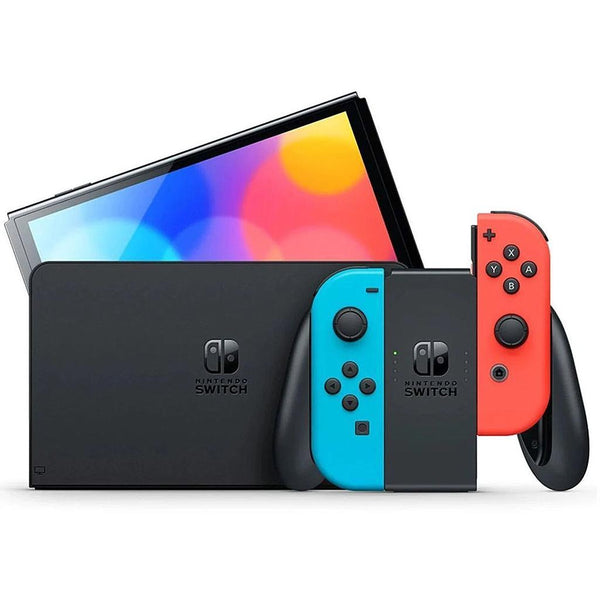 Nintendo Switch OLED + Joy-cons Rouge et Bleu