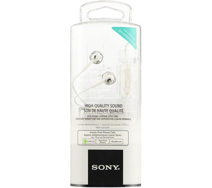 Sony MDR-EX110AP + Micro Blanc Intra Auriculaire