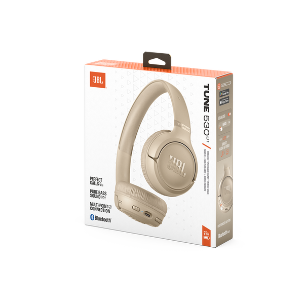 JBL Tune 530 Bluetooth Beige