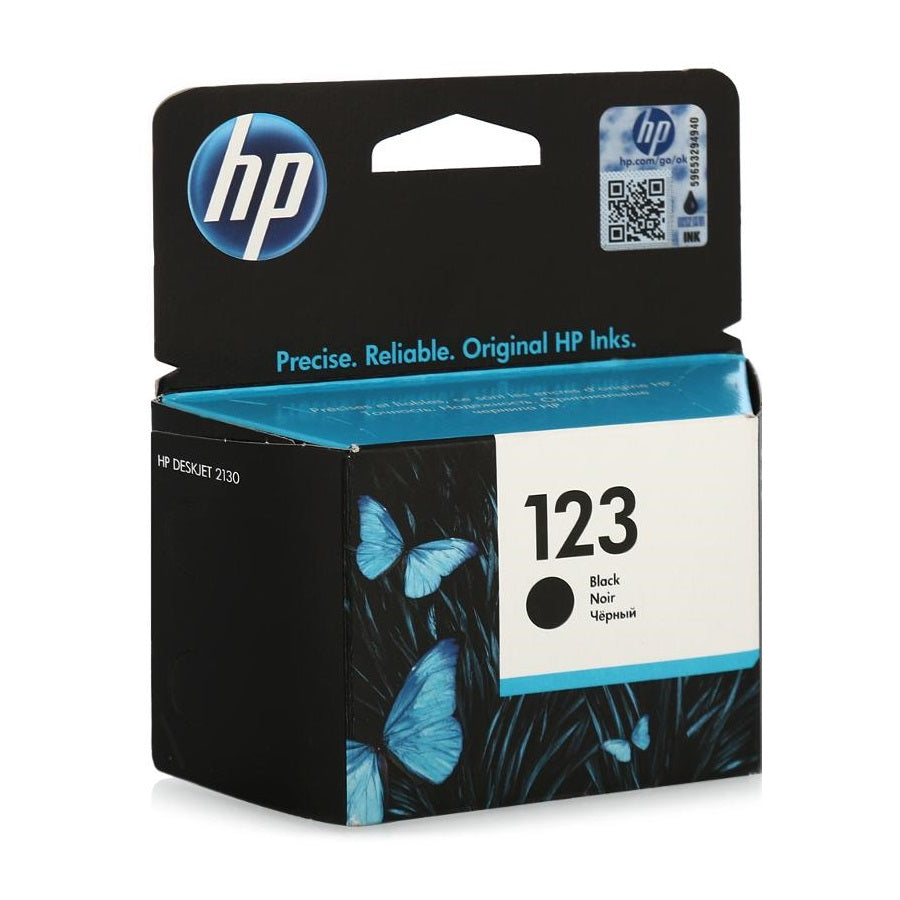 HP 123 Black Ink Cartridge