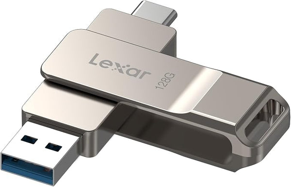 Lexar D40E Double Clé USB 3.2 Type-C, USB-A/C, 64Go