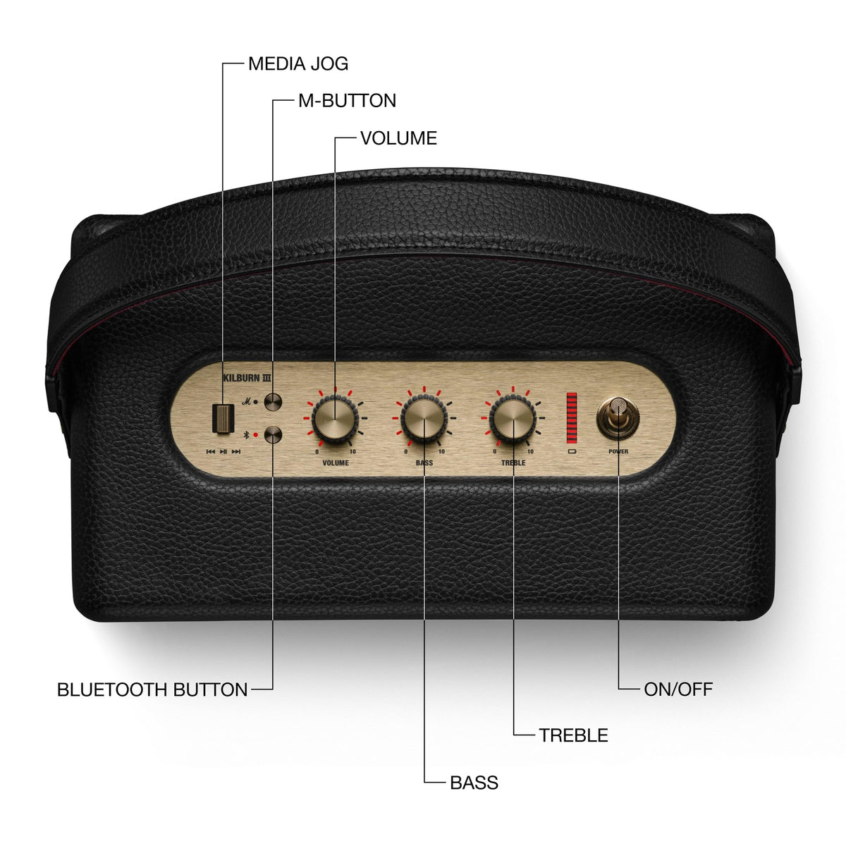 Marshall Kilburn III Black and Brass