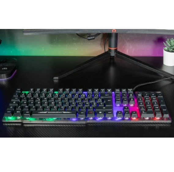 Pack Konix Drakkar Barbarian 3 en 1 Clavier + Souris + Tapis de Souris