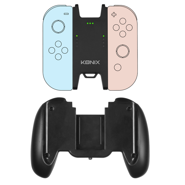Kit Play & Charge Konix pour Joy-Con Nintendo Switch