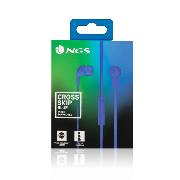NGS Earphone Crosspick Blue
