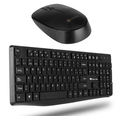 NGS Clavier et Souris sans fil Allure Kit