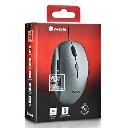 NGS Souris ergonomique Gris