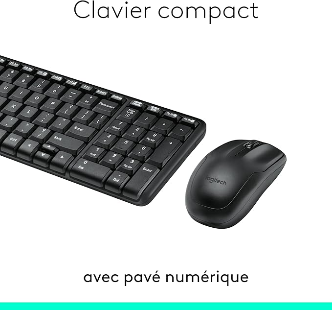 Logitech MK220 sans fil Noir