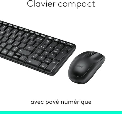 Logitech MK220 sans fil Noir