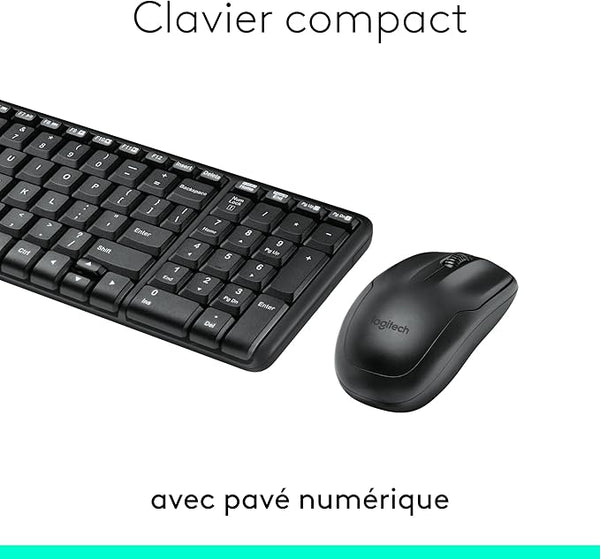 Logitech MK220 sans fil Noir