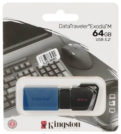 Kingston 3.0 64GB Data Traveler Exodia M