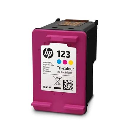 HP 123 Tri-color Ink Cartridge