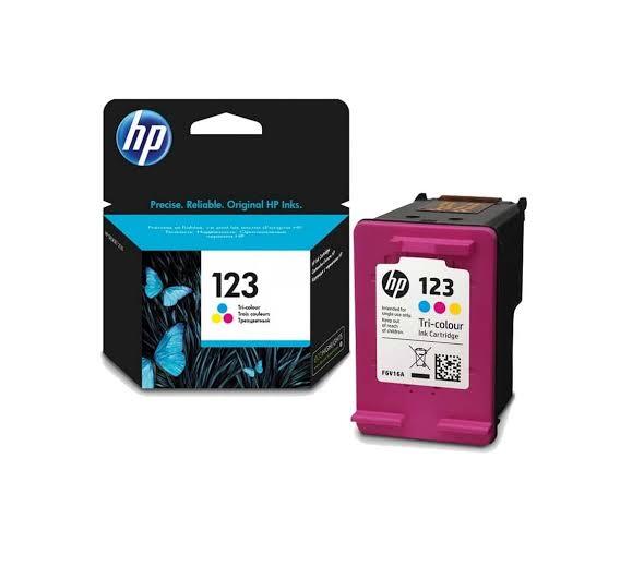 HP 123 Tri-color Ink Cartridge