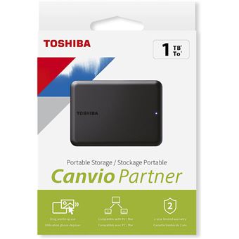 Toshiba Canvio Partner 1 To Noir