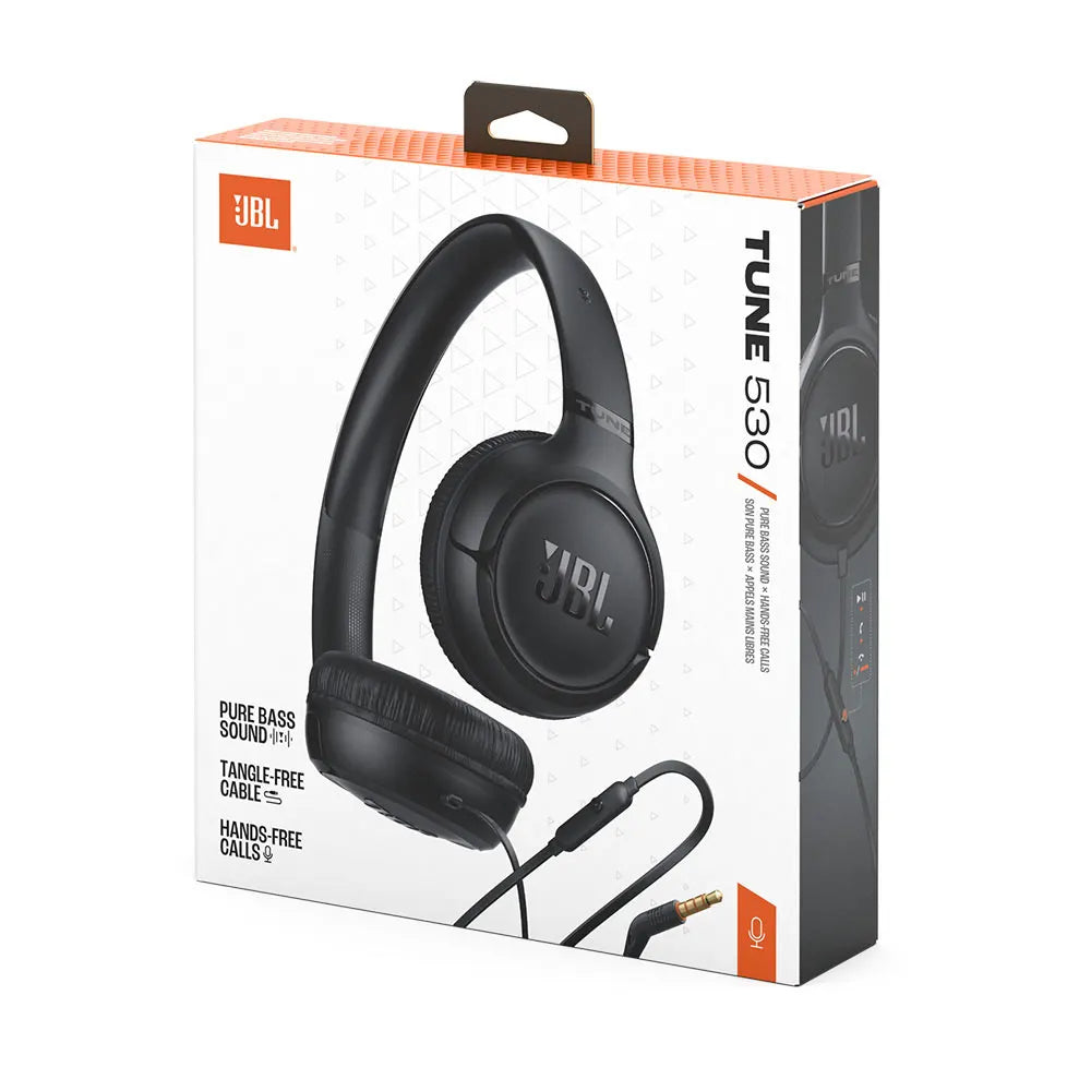 JBL Tune 530 Filaire Noir