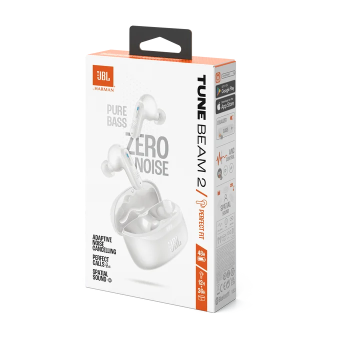 JBL TWS Tune Beam 2 Blanc