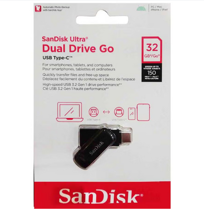 SanDisk Ultra Go Double USB Type C 32 Go