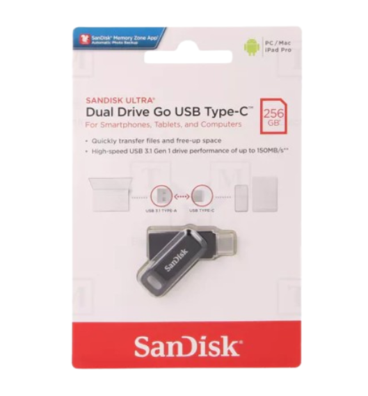 SanDisk Ultra Go Double USB Type C 256 Go