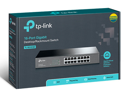 TP-Link TL-SG1016D Switch de bureau 16 ports Gigabit