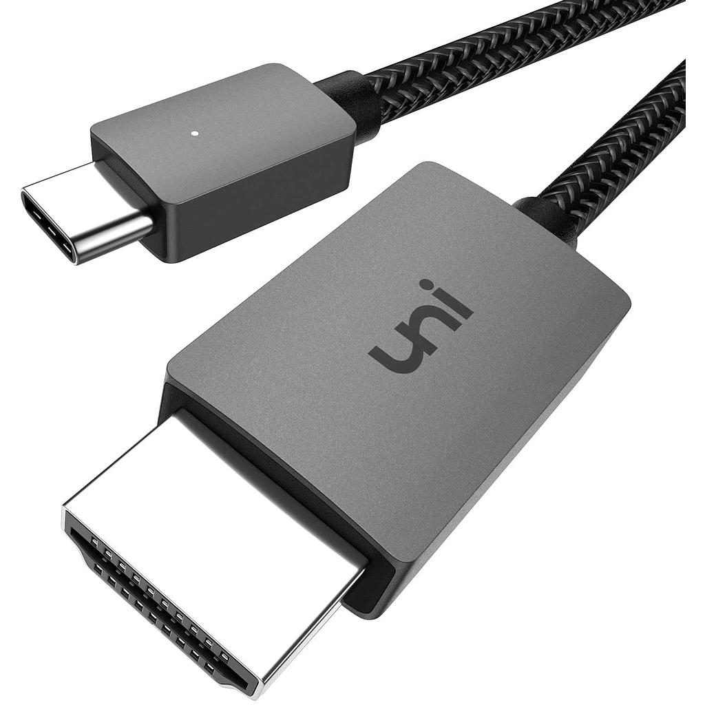 CONNECTIQUE ORDIS - Câble Uni USB Type-C vers HDMI 4k 1.8m au