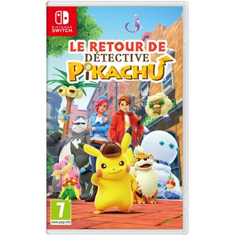 JEUX VIDEOS - Le Retour De Detective Pikachu Nintendo Switch VF au meilleur  prix